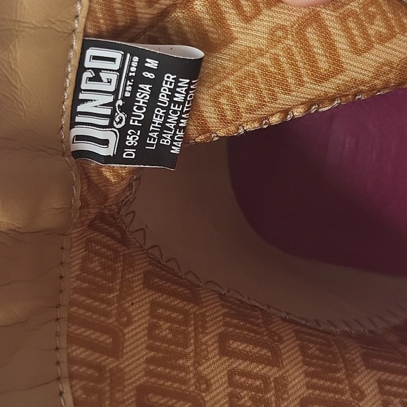 1522- Dingo Suede Ankle Boots Women’s Hot Pink Western Fringe Size 8 NWT - Picture 6 of 10